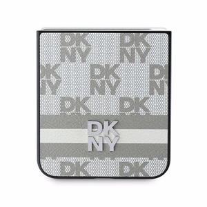 DKNY Checkered Pattern Printed Stripes Viedtālruņa apvalks Samsung Galaxy Z Flip 6 - beigs