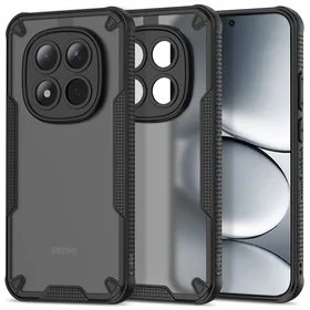 Tech-Protect izturīgs aizsargvāciņš priekš Xiaomi Redmi Note 15 Pro 5G - Black