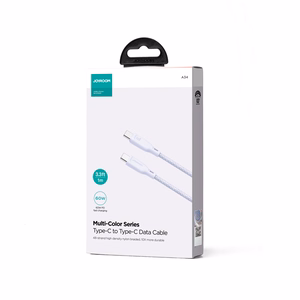 Joyroom Multi-Color Series S-A34 USB-C / USB-C PD 60W 1m Cable - Purple
