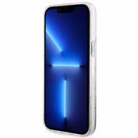 Guess GUHCP14XLCSGSGH iPhone 14 Pro Max 6.7" balts/balts cietais apvalks Liquid Glitter Marble