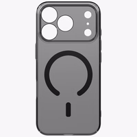 Uniq Airsuit uzlādes viedtālruņa apvalks iPhone 17 Pro Magclick - melns