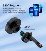 Auto lādētāja turētājs Choetech T205-F MagSafe 15W MagSafe 15W melns