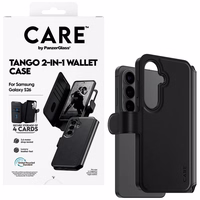 CARE by PanzerGlass Tango 2in1 Wallet Case for Samsung Galaxy S26 - Black