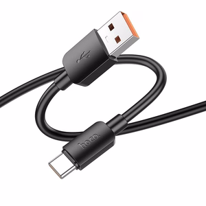 Кабель USB A на USB C Hoco PD 6A 100W 1 m X96 черный