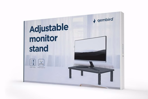 Gembird MS-TABLE-01 monitora stiprinājums / statīvs melns galda