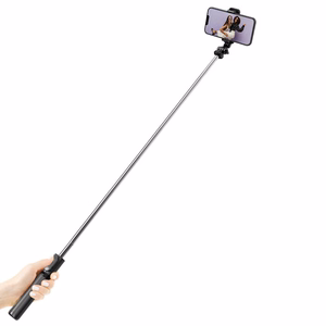 Crong SelfieGo Lite kompakta Bluetooth pašbildes nūja un statīvs, melna