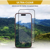 Ekrāna aizsardzība "Casper Pro" Apple iPhone 15 Pro (Nelūstošas malas) (Blister)