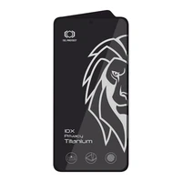 Tempered glass Tel Protect 10X Privacy Titanium for Samsung Galaxy S26 Plus (with fingerprint unlock)