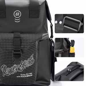 Rockbros AS-158 stūres soma salokāmajam velosipēdam Brompton 18L - melna