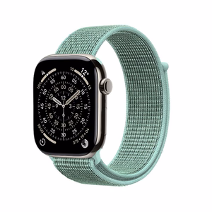 Crong Nylon Apple Watch sporta siksniņa, 38/40/41/42 mm, Atlantic Green