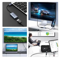 Wozinsky WACH-01 USB-C - HDMI 4K 60Hz adapteris - melns