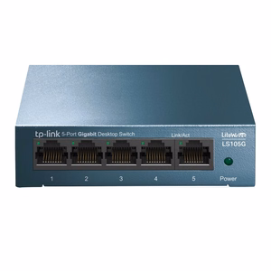 TP-Link 5 portu 10/100/1000Mbps galddatora tīkla slēdzis
