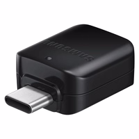 Samsung EE-UN930 USB-A uz USB-C OTG adapteris (lielapjoma – aizvietojošs iepakojums) – melns