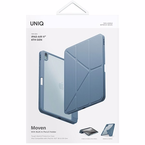 Uniq Moven planšetdatora apvalks iPad Air 11\" (2024) - zils