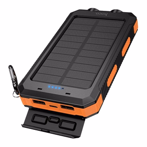 External battery Power Bank Hoco J164 Solar 10W 8000mAh black