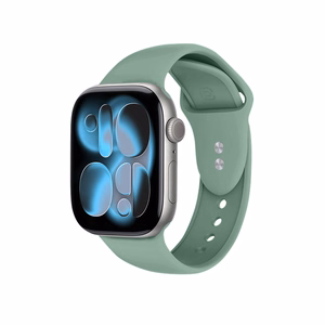 Crong Liquid siksniņa Apple Watch 38 / 40 / 41 / 42 mm, salvijas zaļš