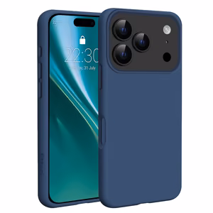 Etteri Silicone Mag case for iPhone 17 Pro Max dark blue