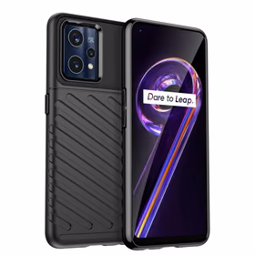Viedtālruņa apvalks (m) Thunder Case skirtas Realme 9 Pro + (9 Pro Plus) elastīgs bruņots (m) - melns (m)