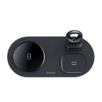 Bezvadu lādētājs Mcdodo CH-7061 3 in 1 15W (mobilais/TWS/Apple watch) (melns)