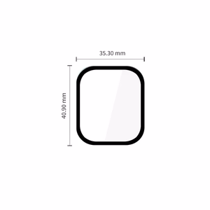 Tech-Protect Glass Flex+ hibridais stikls Huawei Watch Fit 5 Pro, 2 gab., melns