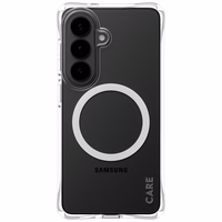 CARE by PanzerGlass Samba Transparent Qi Case for Samsung Galaxy S26 - Transparent