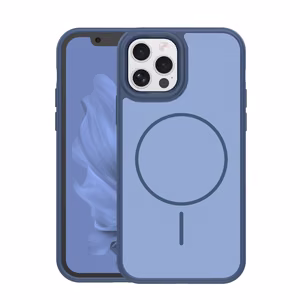 Frame Thin Mag чехол для iPhone 12 12 Pro 6,1" тёмно-синий