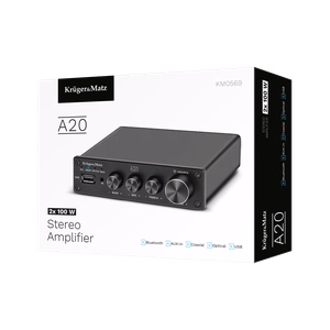 Kruger&Matz A20 stereo pastiprinātājs