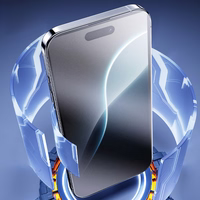 Benks Rūdītais stikls Joy Touch Matēts Stikls Iphone 16 Plus melns