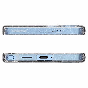 Spigen Liquid Crystal viedtālruņa apvalks Samsung Galaxy S25 Ultra - caurspīdīgs ar spīdumiem