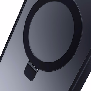 3mk Smoke magnētiskais viedtālruņa apvalks ar statīvu iPhone 17 - melns