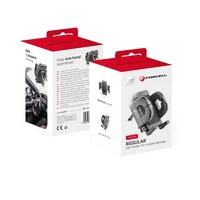 FORCELL F-GRIP regulārais automobiļa turētājs gaisa ventilācijai melns