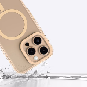 AmazingThing Titan Pro Mag viedtālruņa apvalks ar magnētisko gredzenu iPhone 16 Pro Max - rozā zelts