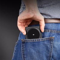 Blavec indukcijas lādētājs BQI-02 Qi 15W magnētiskais Magsafe 3 in 1 Apple/Samsung Watch (BQI02-QIMB) melns