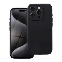 Viedtālruņa apvalks SILICONE 2mm IPHONE 15 Pro melns
