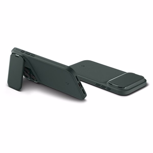 Spigen Optik Armor Magnētiskais viedtālruņa apvalks iPhone 17 Pro - zaļš