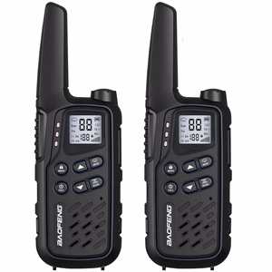 Baofeng BF-T25E rāciju komplekts, 2 gab., melnas