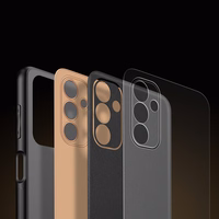 Dux Ducis Yolo elegants vāciņš viedtālrunim no ekoloģiskās ādas Samsung Galaxy A13 5G melns