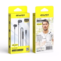 Awei PC-25T USB-C austiņas melnas