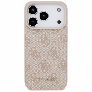 Guess 4G Classic maciņš modelim iPhone 17 Pro / 18 Pro – rozā
