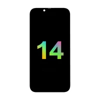 Mecanico Soft OLED ekrāns Incell iPhone 14 ar rāmi (Support IC Transplant) - melns