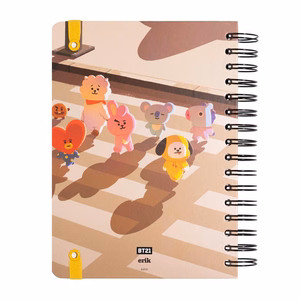Line Friends A5 piezīmju grāmata