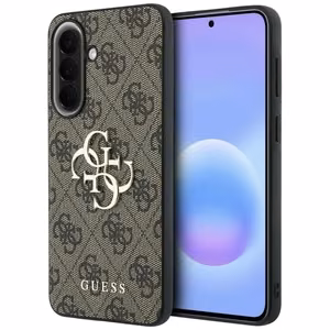 GUESS case for SAMSUNG Galaxy A57 GUHCSA574GMGBR (4G Big Metal Logo) brown
