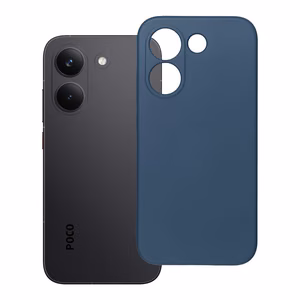 Zils silikona vāciņš modelim Poco X8 Pro 5G