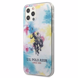 US Polo USHCP12MPCUSML Tie & Dye Collection vāciņš ierīcei iPhone 12 / 12 Pro 6.1", daudzkrāsains