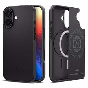 Spigen Thin Fit Magnētiskais viedtālruņa apvalks iPhone 17 - melns
