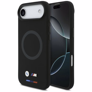 BMW M Silicon Logo MagSafe Maciņš for iPhone Air - melns