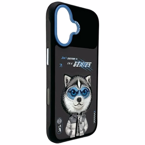 Nimmy Cool&Cute 2.0 vilka viedtālruņa apvalks iPhone 17 - melns