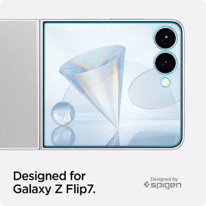 Spigen Glas.TR EZ Fit HD Rūdīts stikls 2 komplekts Samsung Galaxy Z Flip 7 - caurspīdīgs