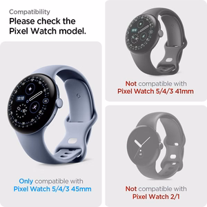 Spigen Elite Shield EZ Fit 2 hidrogēla plēvju komplekts Google Pixel Watch 45 mm