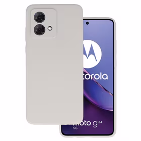 Viedtālruņa apvalks Silikona Lite titāna krāsa Motorola Moto G84 5G